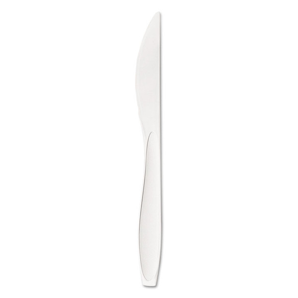 Reliance Mediumweight Cutlery, Standard Size, Knife, Bulk, White, 1000/Carton [SKU: SCCRSWK]