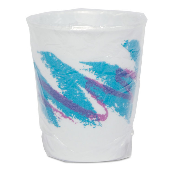 Trophy Plus Dual Temperature Insulated Cups in Jazz Design, 9 oz, Individually Wrapped, 900/Carton [SKU: SCCWX9J]