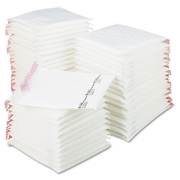 Jiffy TuffGard Extreme Self-Seal Mailer, #2, Barrier Bubble Air Cell Cushion, Self-Adhesive Closure, 8.5 x 12, White, 50/CT [SKU: SEL10122]