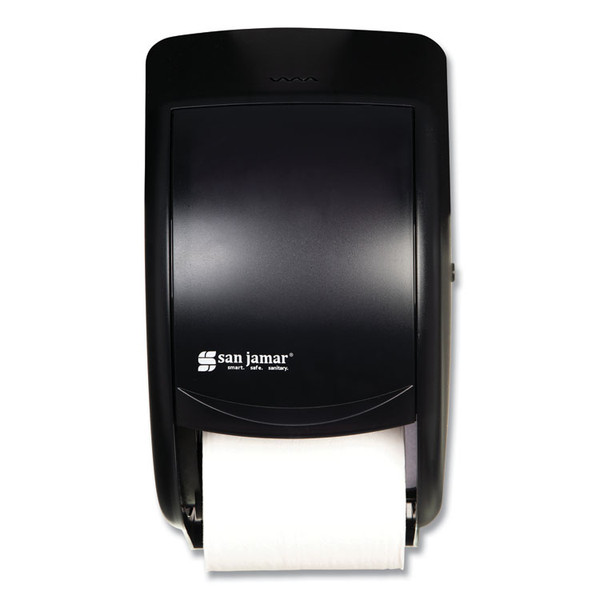 Duett Standard Bath Tissue Dispenser, 2 Roll, 7.5 x 7 x 12.75, Black Pearl [SKU: SJMR3500TBK]