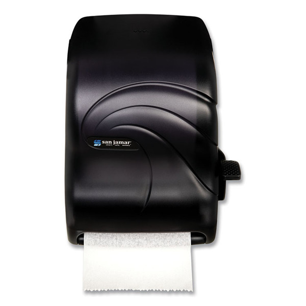 Lever Roll Towel Dispenser, Oceans, 12.94 x 9.25 x 16.5, Black Pearl [SKU: SJMT1190TBK]