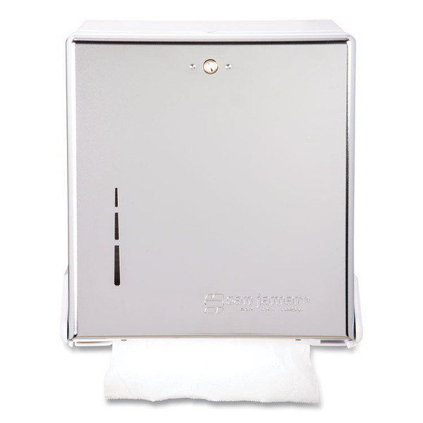 True Fold C-Fold/Multifold Paper Towel Dispenser, 11.63 x 5 x 14.5, Chrome [SKU: SJMT1905XC]