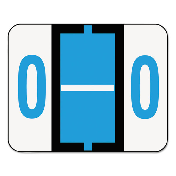 A-Z Color-Coded End Tab Filing Labels, O, 1 x 1.25, White, 500/Roll [SKU: SMD67085]