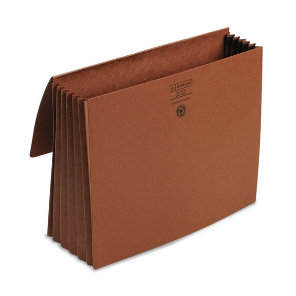 Redrope Expanding Wallets, 5.25" Expansion, 1 Section, Cloth Tie Closure, Letter Size, Redrope [SKU: SMD71073]