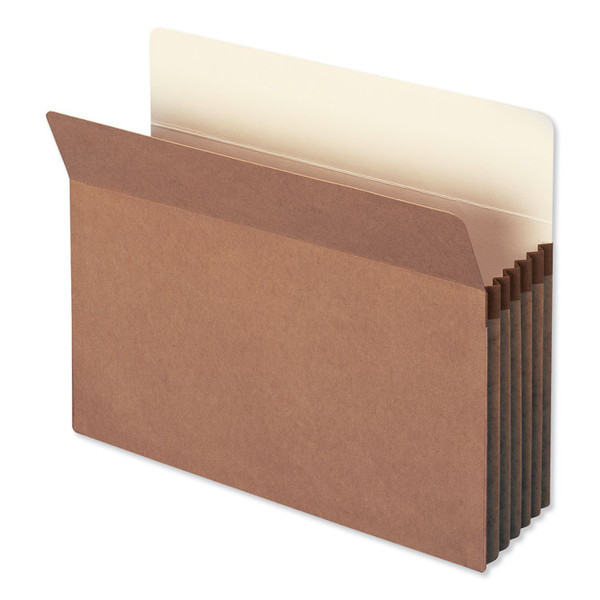 Redrope Drop Front File Pockets, 5.25" Expansion, Letter Size, Redrope, 50/Box [SKU: SMD73810]