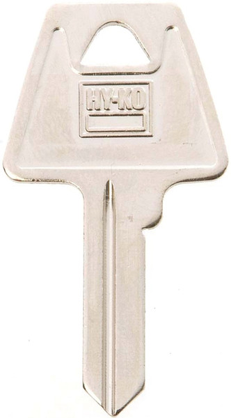HY-KO 11010AM6 Key Blank, Brass, Nickel, For: American Cabinet, House Locks and Padlocks [SKU: ORG7937337]