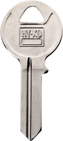 HY-KO 11010AMH1 Key Blank, Brass, Nickel, For: American Cabinet, House Locks and Padlocks [SKU: ORG5616503]