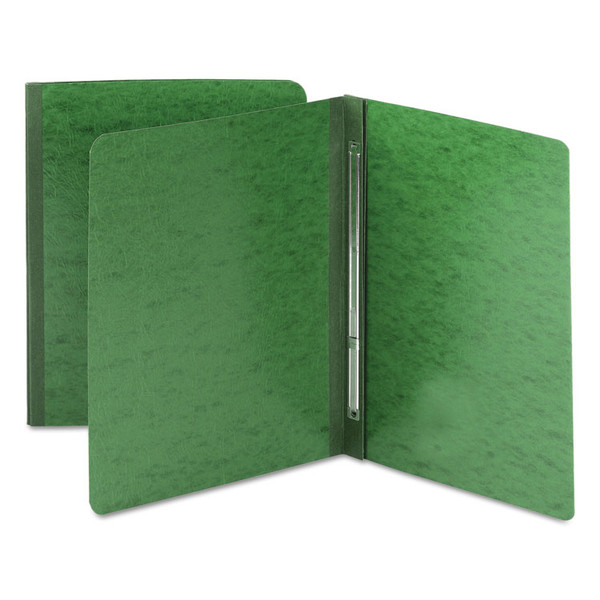 Prong Fastener Premium Pressboard Report Cover, Two-Piece Prong Fastener, 3" Capacity, 8.5 x 11, Green/Green [SKU: SMD81452]