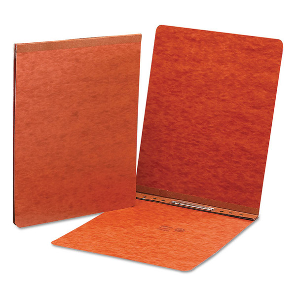 Prong Fastener Premium Pressboard Report Cover, Two-Piece Prong Fastener, 2" Capacity, 8.5 x 11, Red/Red [SKU: SMD81724]