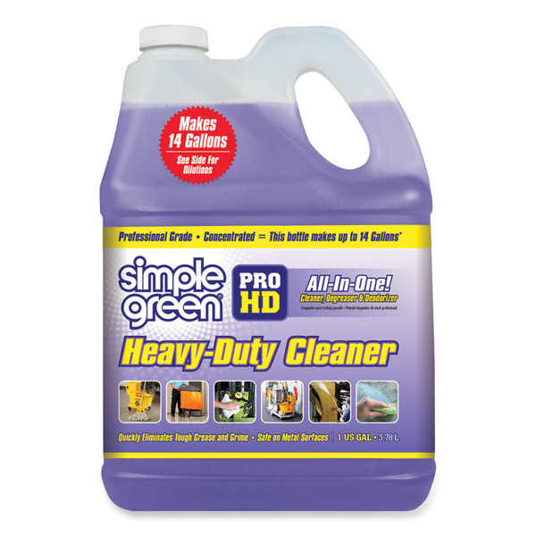 Pro HD Heavy-Duty Cleaner, Unscented, 1 gal Bottle, 4/Carton [SKU: SMP13421]