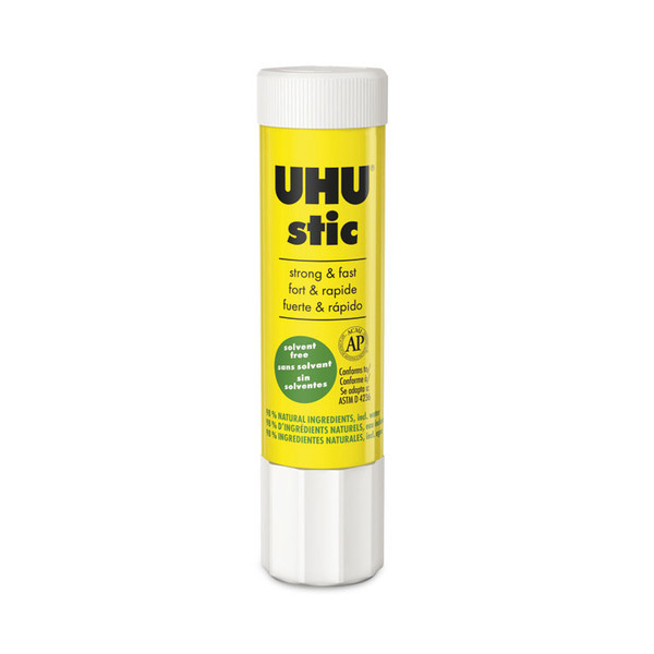 Stic Permanent Glue Stick, 0.74 oz, Dries Clear [SKU: STD99649]