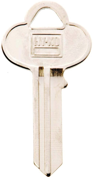 HY-KO 11010CO7 Key Blank, Brass, Nickel, For: Corbin Russwin Cabinet, House Locks and Padlocks [SKU: ORG9531369]