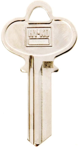 HY-KO 11010DE5 Key Blank, Brass, Nickel, For: Dexter Cabinet, House Locks and Padlocks [SKU: ORG4133781]