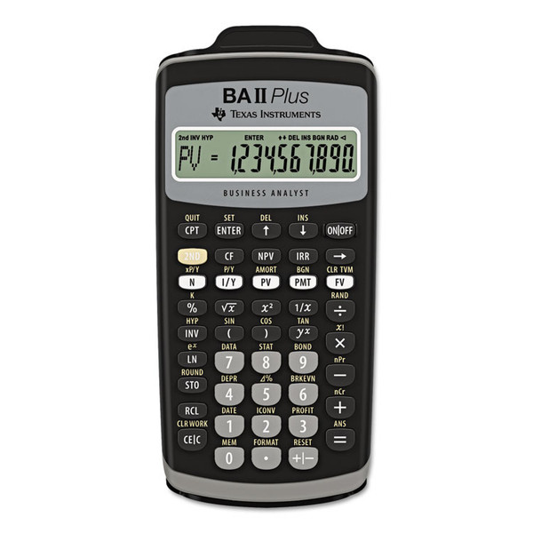 BAIIPlus Financial Calculator, 10-Digit LCD [SKU: TEXBAIIPLUS]