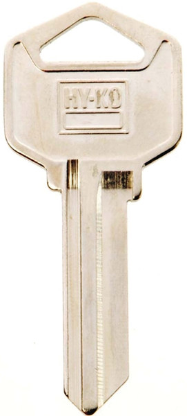HY-KO 11010EZ1 Key Blank, Brass, Nickel, For: LSDA Cabinet, House Locks and Padlocks [SKU: ORG4012175]