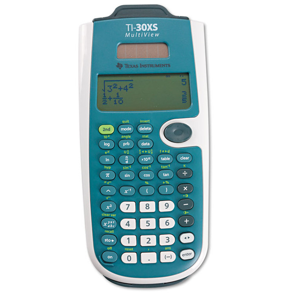 TI-30XS MultiView Scientific Calculator, 16-Digit LCD [SKU: TEXTI30XSMV]
