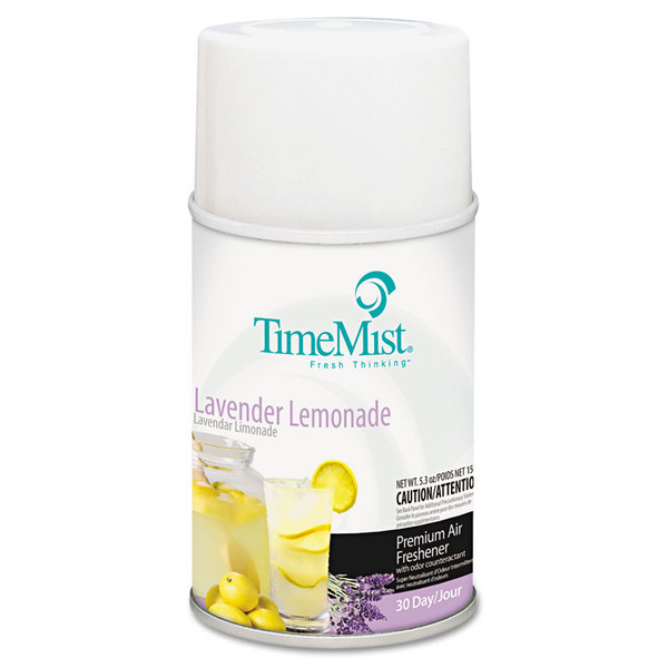 Premium Metered Air Freshener Refill, Lavender Lemonade, 5.3 oz Aerosol Spray [SKU: TMS1042757EA]
