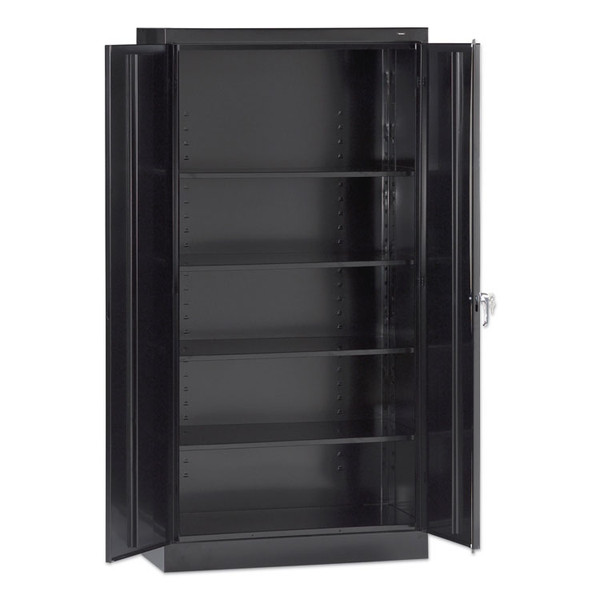 72" High Standard Cabinet (Assembled), 30w x 15d x 72h, Black [SKU: TNN7215BLK]