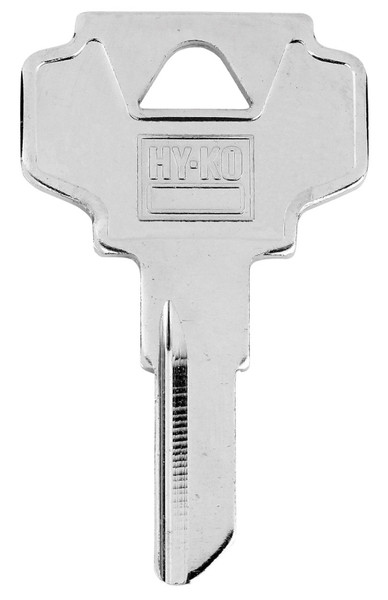 HY-KO 11010IN26 Key Blank, Brass, Nickel-Plated, For: Independent/Ilco IN26 Door Locks [SKU: ORG0818310]