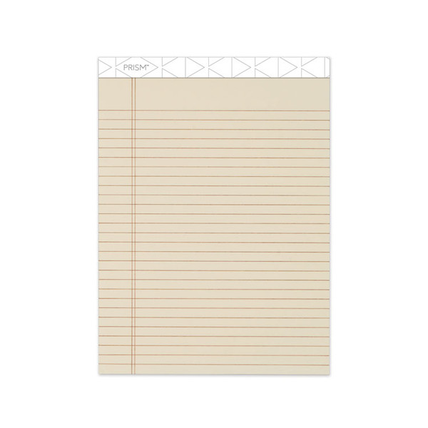 Prism + Colored Writing Pads, Wide/Legal Rule, 50 Pastel Ivory 8.5 x 11.75 Sheets, 12/Pack [SKU: TOP63130]