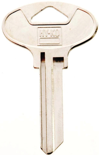 HY-KO 11010KW5 Key Blank, Brass, Nickel, For: Kwikset Cabinet, House Locks and Padlocks [SKU: ORG3694445]