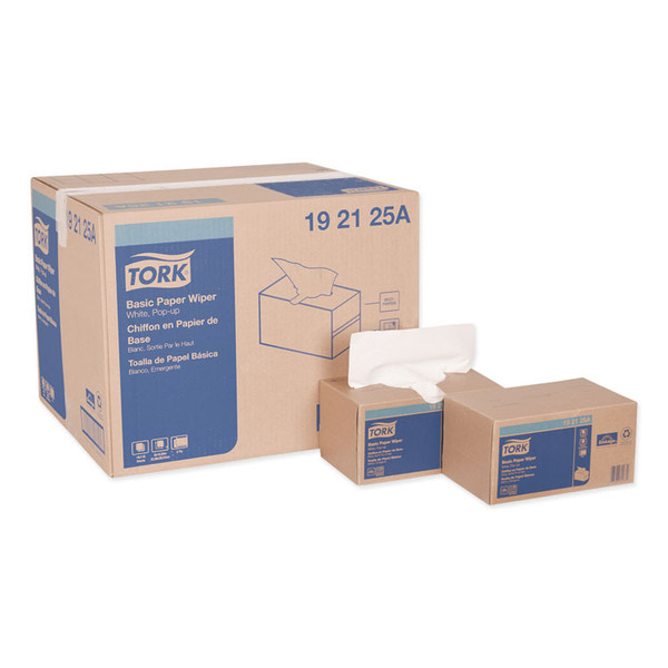 Multipurpose Paper Wiper, 2-Ply, 9 x 10.25, White, 110/Box, 18 Boxes/Carton [SKU: TRK192125A]