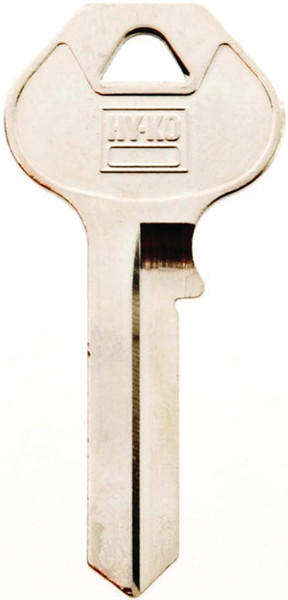 HY-KO 11010M14 Key Blank, Brass, Nickel, For: Master Vehicle Locks [SKU: ORG0553164]