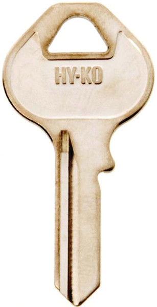 HY-KO 11010M16 Key Blank, Brass, Nickel, For: Master Locks and Padlocks [SKU: ORG0432997]