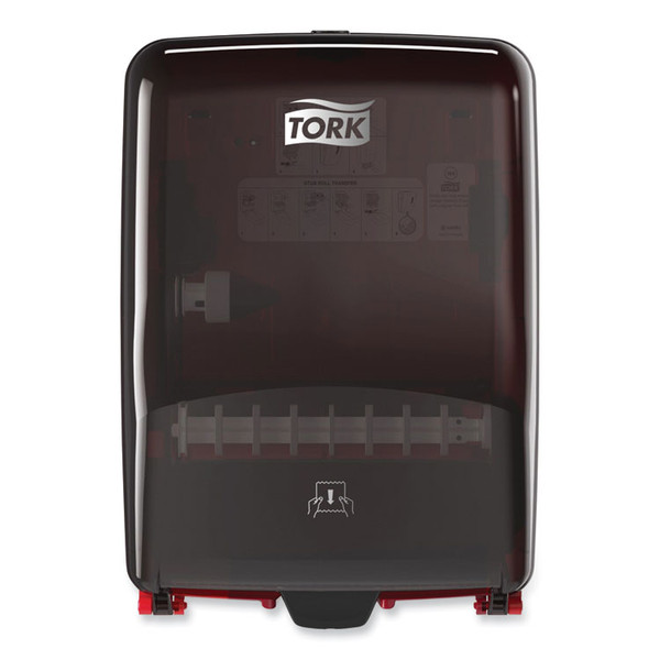 Washstation Dispenser, 12.56 x 10.57 x 18.09, Red/Smoke [SKU: TRK651228]