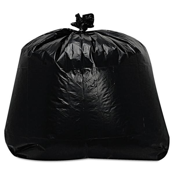 Low-Density Can Liners, 56 gal, 1.6 mil, 43" x 47", Black, 100/Carton [SKU: TRNML4347X]