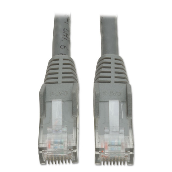 CAT6 Gigabit Snagless Molded Patch Cable, 10 ft, Gray [SKU: TRPN201010GY]