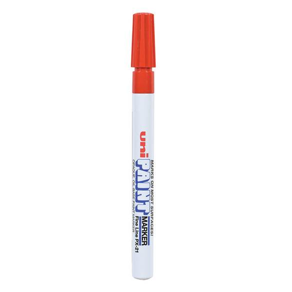 Permanent Marker, Fine Bullet Tip, Red [SKU: UBC63702]