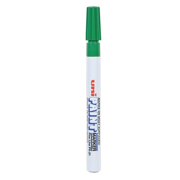 Permanent Marker, Fine Bullet Tip, Green [SKU: UBC63704]