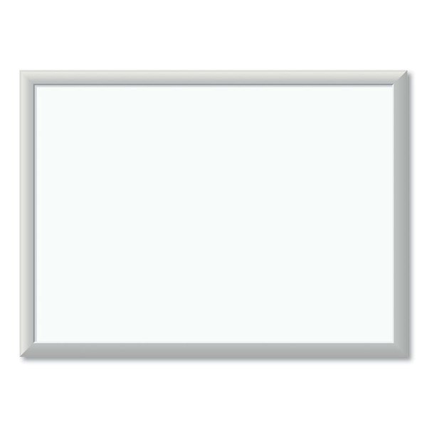 Melamine Dry Erase Board, 24 x 18, White Surface, Silver Frame [SKU: UBR030U0001]