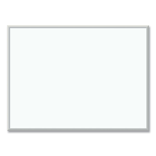 Melamine Dry Erase Board, 48 x 36, White Surface, Silver Frame [SKU: UBR032U0001]