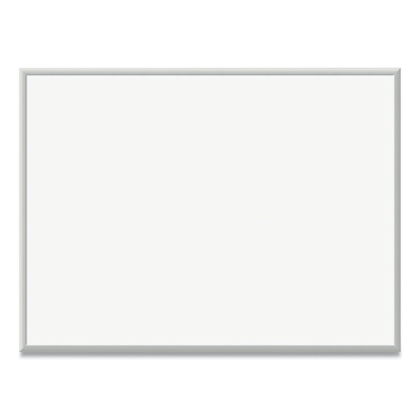 Magnetic Dry Erase Board with Aluminum Frame, 48 x 36, White Surface, Silver Frame [SKU: UBR072U0001]