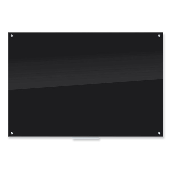 Black Glass Dry Erase Board, 70 x 47 [SKU: UBR173U0001]