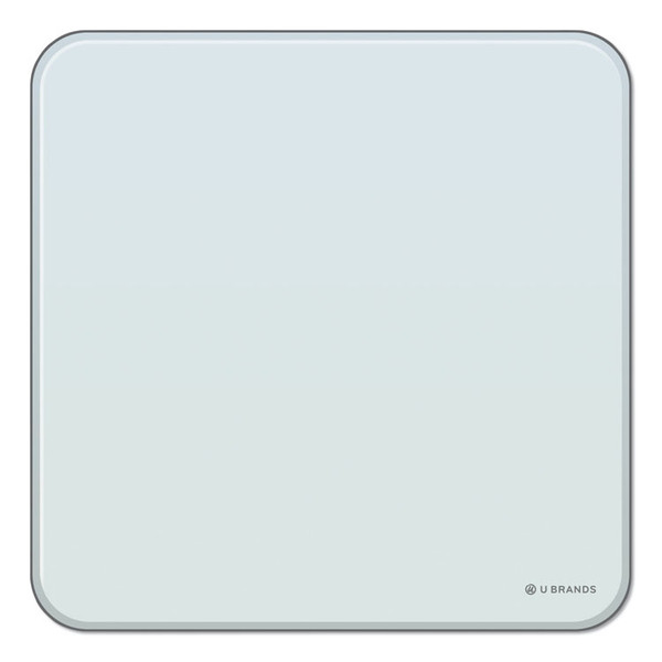 Cubicle Glass Dry Erase Board, 12 x 12, White [SKU: UBR3690U0001]