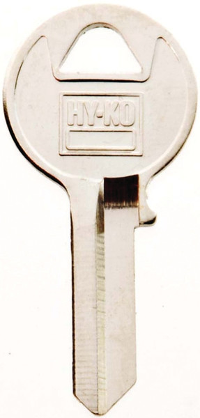 HY-KO 11010VR7 Key Blank, Brass, Nickel, For: Viro Cabinet, House Locks and Padlocks [SKU: ORG5405782]