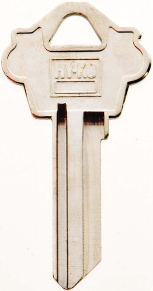 HY-KO 11010WK2 Key Blank, Brass, Nickel, For: Weslock House Locks and Padlocks [SKU: ORG3332319]