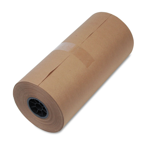 High-Volume Mediumweight Wrapping Paper Roll, 40 lb Wrapping Weight Stock, 18" x 900 ft, Brown [SKU: UNV1300015]