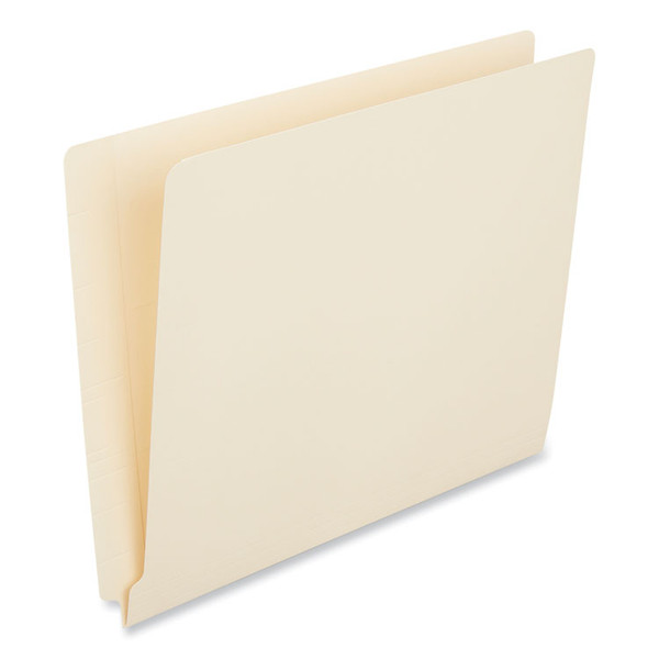 Deluxe Reinforced End Tab Folders, Straight Tabs, Letter Size, 0.75" Expansion, Manila, 100/Box [SKU: UNV13330]