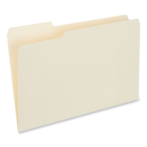 Top Tab File Folders, 1/3-Cut Tabs: Left Position, Legal Size, 0.75" Expansion, Manila, 100/Box [SKU: UNV15121]