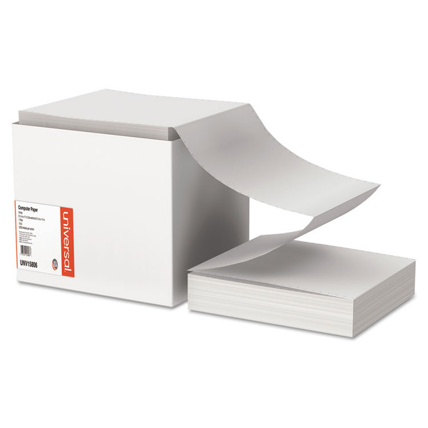 Printout Paper, 1-Part, 15 lb Bond Weight, 9.5 x 11, White, 3,300/Carton [SKU: UNV15806]
