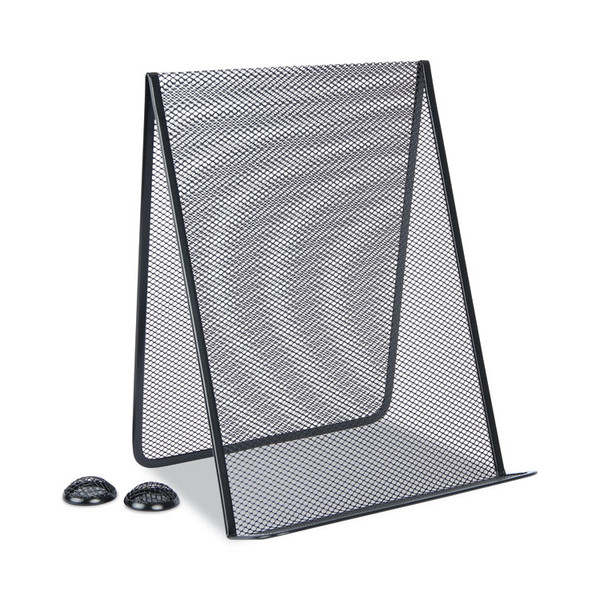 Metal Mesh Document Holder Free Standing, 35 Sheet Capacity, Metal, Black [SKU: UNV20027]
