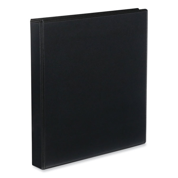 Slant D-Ring View Binder, 3 Rings, 1" Capacity, 11 x 8.5, Black, 12/Carton [SKU: UNV20741PK]