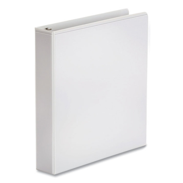 Economy Round Ring View Binder, 3 Rings, 1.5" Capacity, 11 x 8.5, White, 12/Carton [SKU: UNV20972CT]