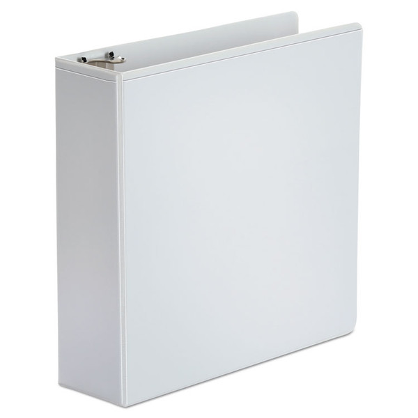 Economy Round Ring View Binder, 3 Rings, 3" Capacity, 11 x 8.5, White, 6/Pack [SKU: UNV20992PK]