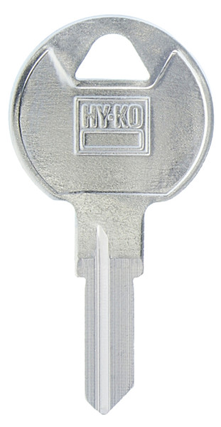 HY-KO 11010TM9 Key Blank, Brass, Nickel-Plated, For: Trimark TM9 Locks [SKU: ORG7215882]