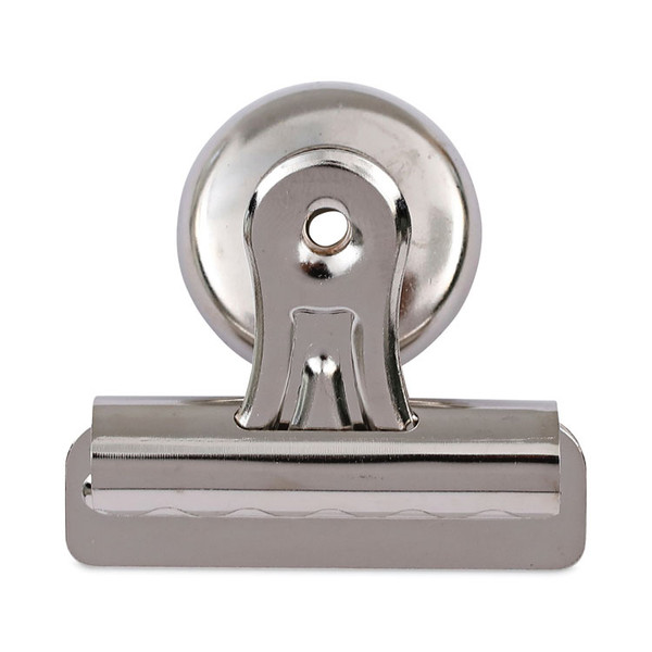 Bulldog Magnetic Clips, Medium, Nickel, 12/Pack [SKU: UNV31261]